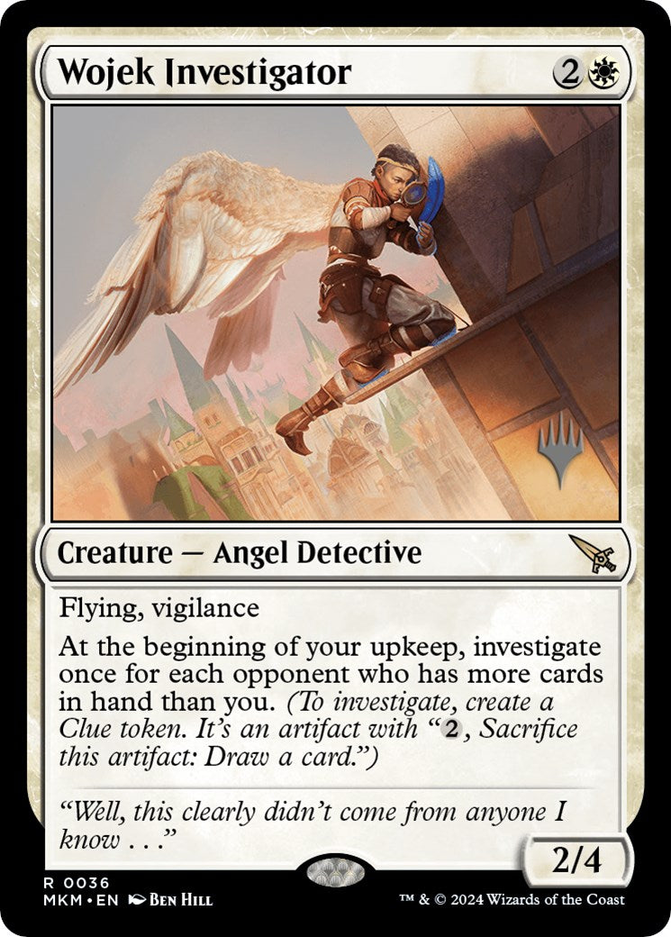 Wojek Investigator (Promo Pack) [Murders at Karlov Manor Promos] | Mega City Incorporated