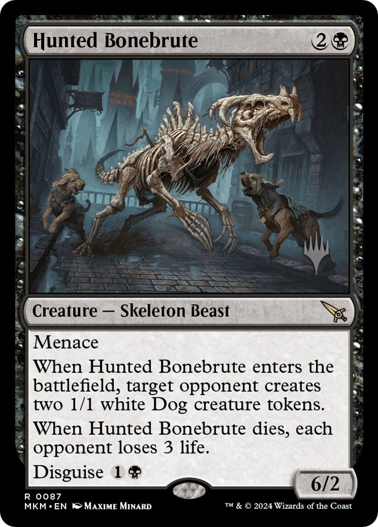 Hunted Bonebrute (Promo Pack) [Murders at Karlov Manor Promos] | Mega City Incorporated