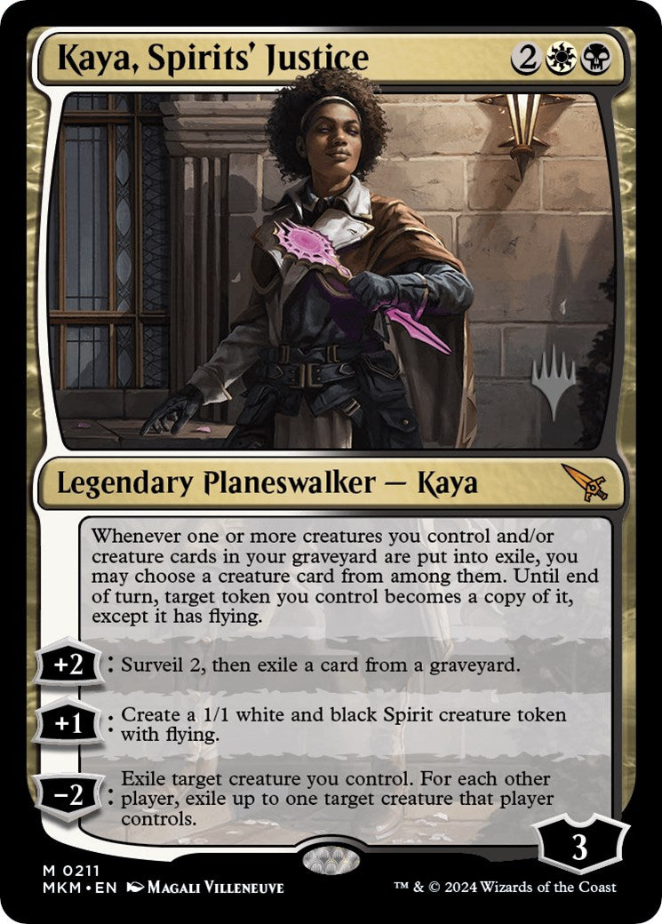 Kaya, Spirits' Justice (Promo Pack) [Murders at Karlov Manor Promos] | Mega City Incorporated