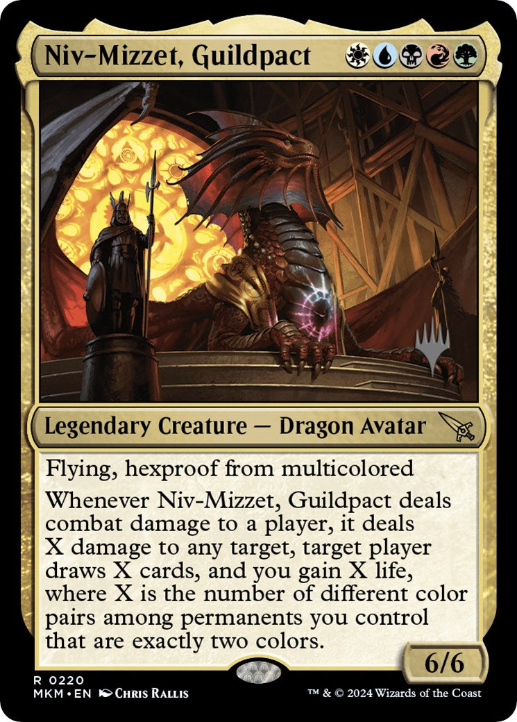 Niv-Mizzet, Guildpact (Promo Pack) [Murders at Karlov Manor Promos] | Mega City Incorporated