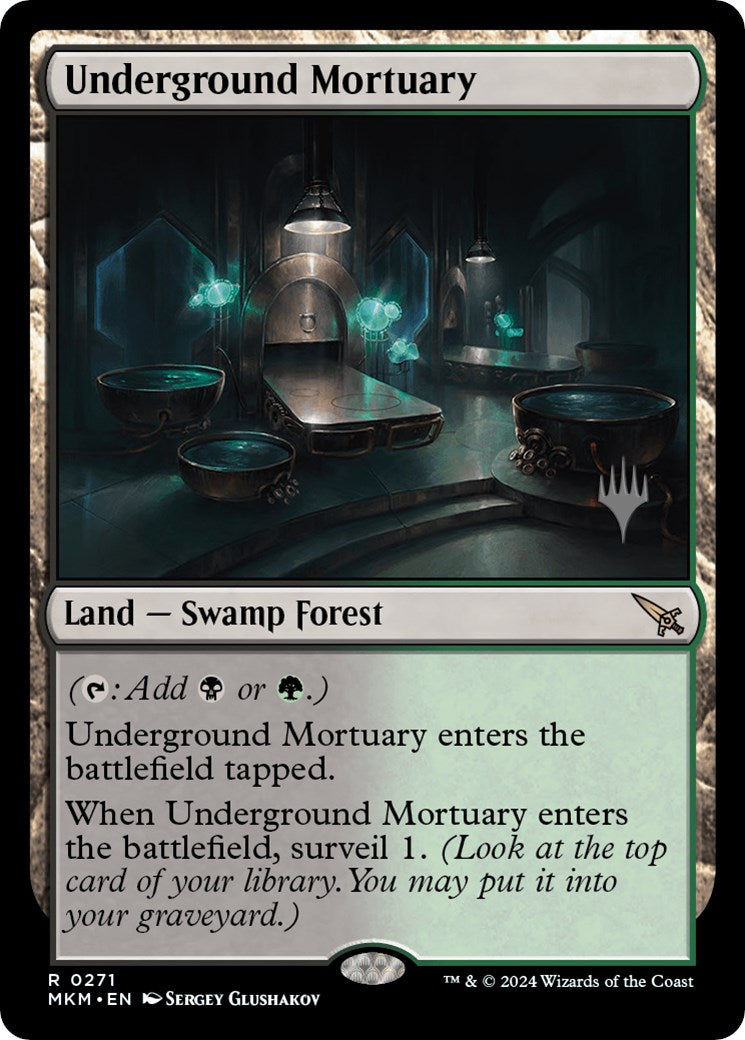 Underground Mortuary (Promo Pack) [Murders at Karlov Manor Promos] | Mega City Incorporated