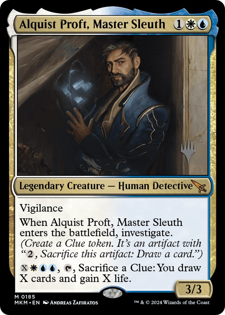 Alquist Proft, Master Sleuth (Promo Pack) [Murders at Karlov Manor Promos] | Mega City Incorporated