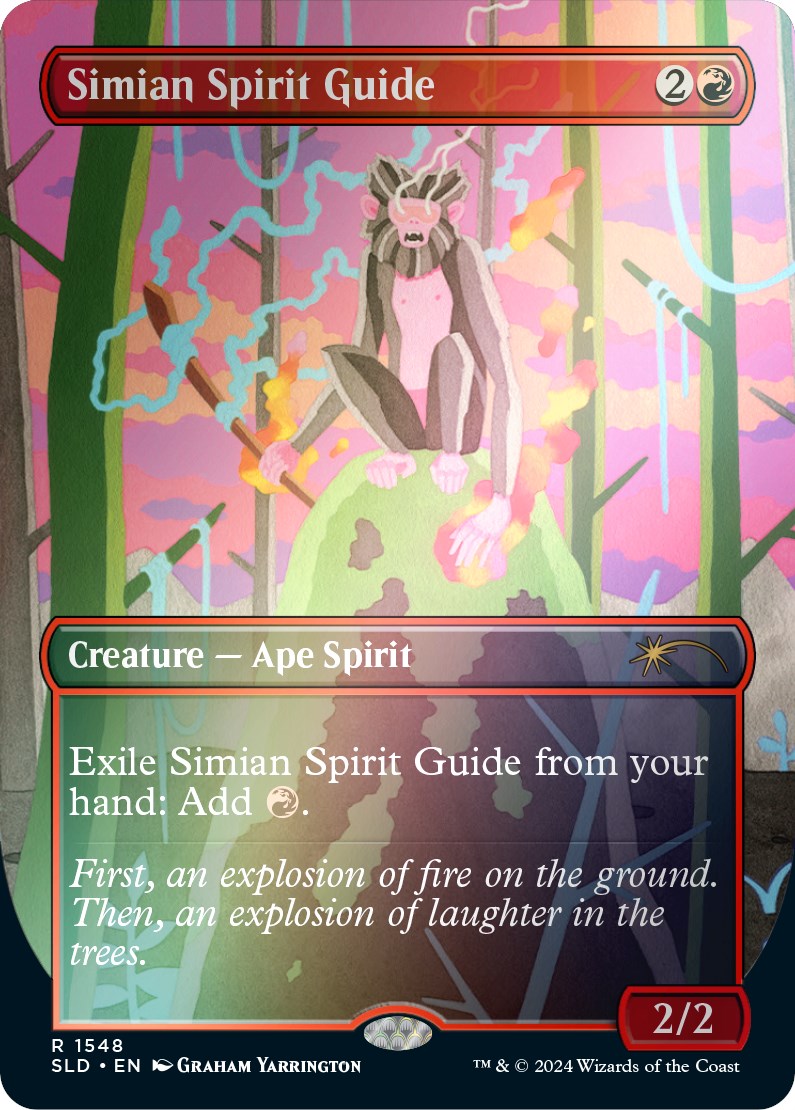 Simian Spirit Guide (Rainbow Foil) [Secret Lair Drop Series] | Mega City Incorporated