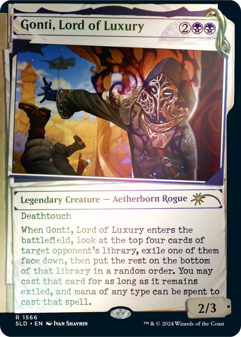 Gonti, Lord of Luxury (Rainbow Foil) [Secret Lair Drop Series] | Mega City Incorporated