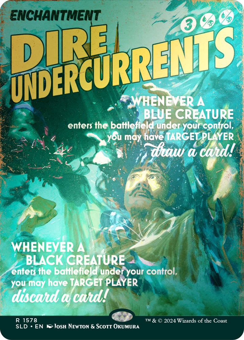 Dire Undercurrents (Rainbow Foil) [Secret Lair Drop Series] | Mega City Incorporated