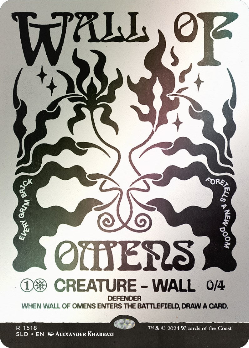 Wall of Omens (Rainbow Foil) [Secret Lair Drop Series] | Mega City Incorporated