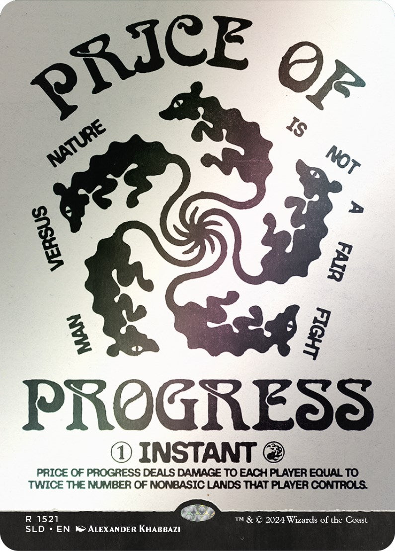 Price of Progress (Rainbow Foil) [Secret Lair Drop Series] | Mega City Incorporated