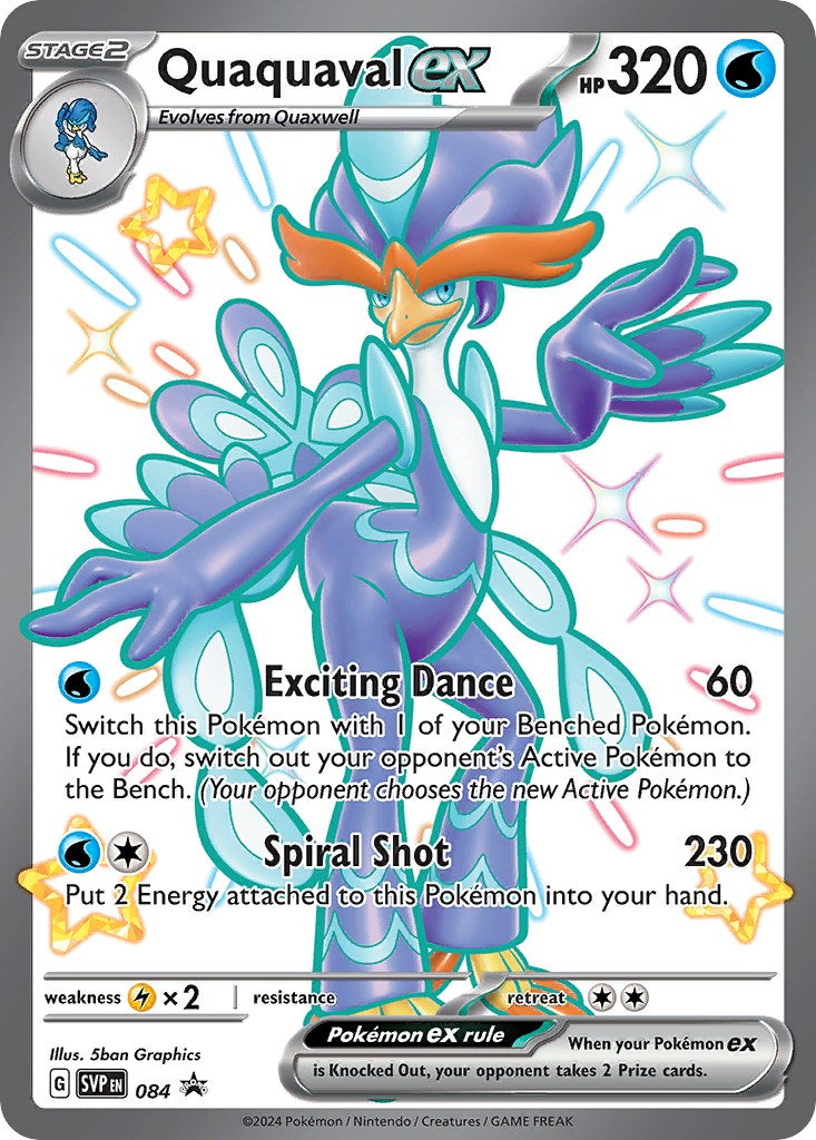 Quaquaval ex (084) (Jumbo Card) [Scarlet & Violet: Black Star Promos] | Mega City Incorporated