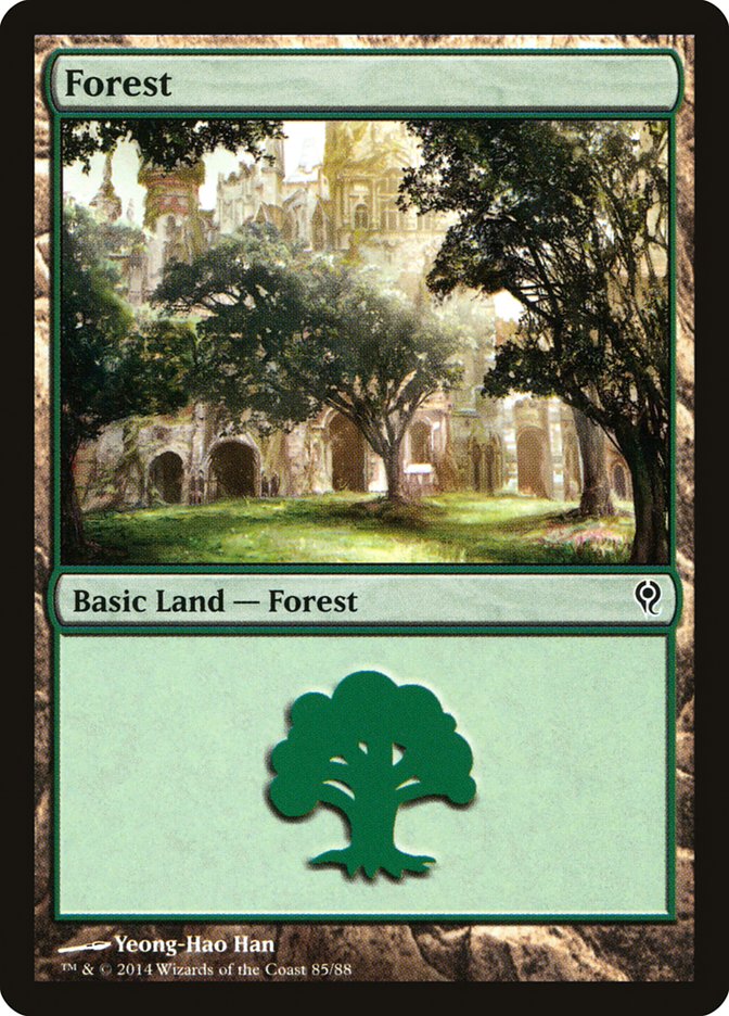 Forest (85) [Duel Decks: Jace vs. Vraska] | Mega City Incorporated