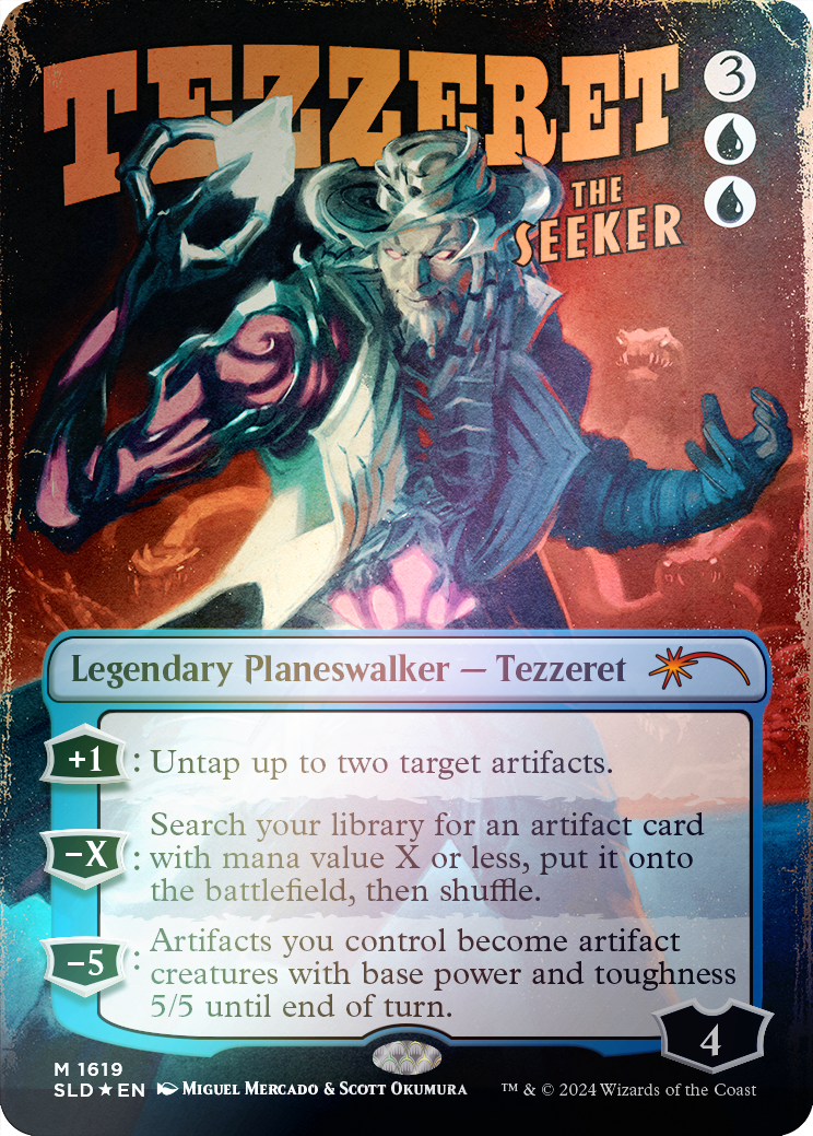 Tezzeret the Seeker (1619) (Rainbow Foil) [Secret Lair Drop Series] | Mega City Incorporated