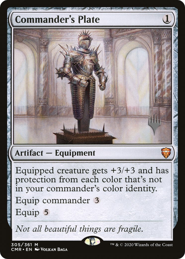 Commander's Plate (Promo Pack) [Murders at Karlov Manor Promos] | Mega City Incorporated