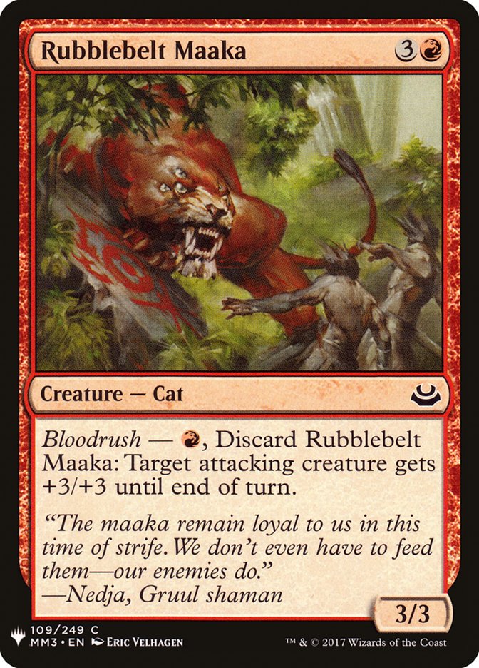 Rubblebelt Maaka [Mystery Booster] | Mega City Incorporated