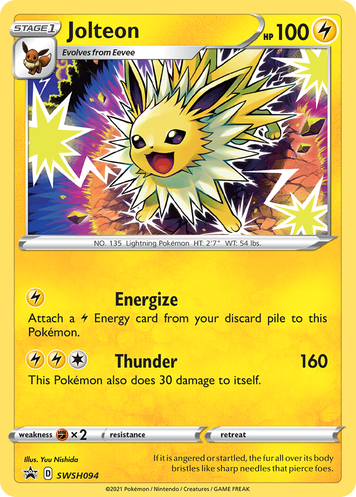 Jolteon (SWSH094) [Sword & Shield: Black Star Promos] | Mega City Incorporated