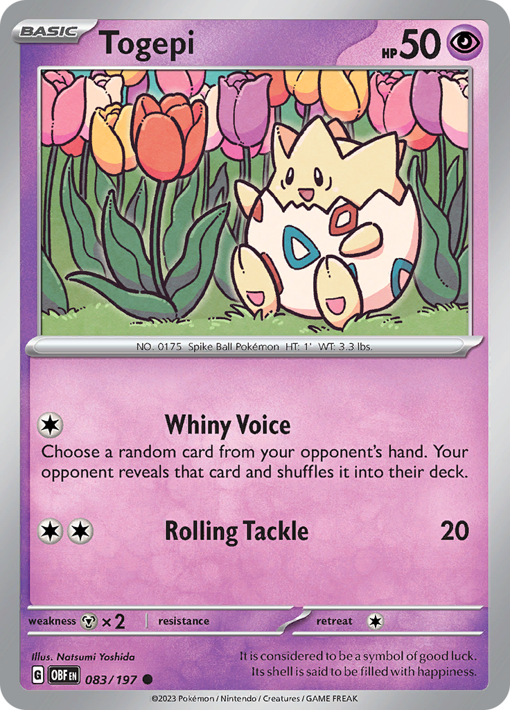 Togepi (083/197) [Scarlet & Violet: Obsidian Flames] | Mega City Incorporated