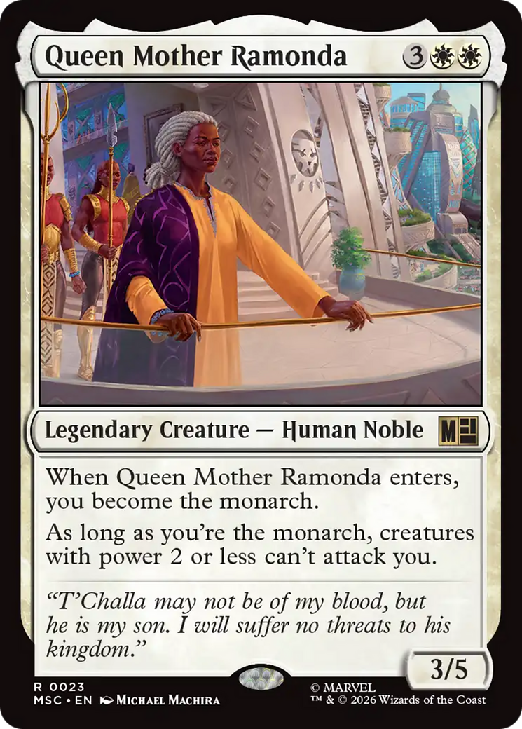 Queen Mother Ramonda (Surge Foil) [Marvel Super Heroes Commander] | Mega City Incorporated