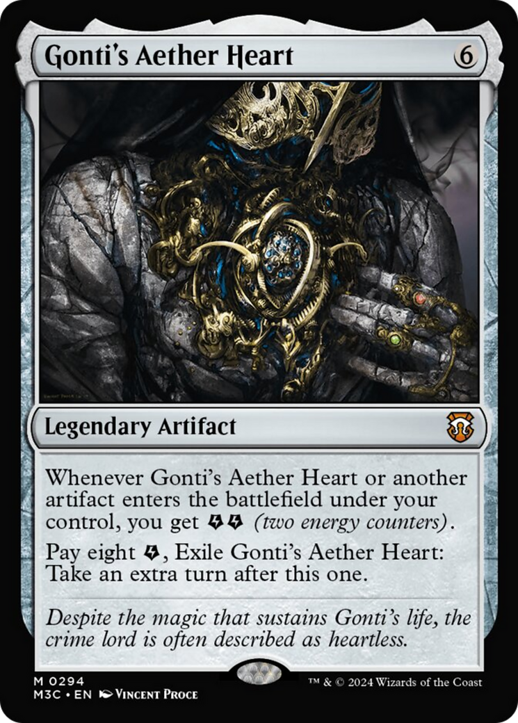 Gonti's Aether Heart [Modern Horizons 3 Commander] | Mega City Incorporated