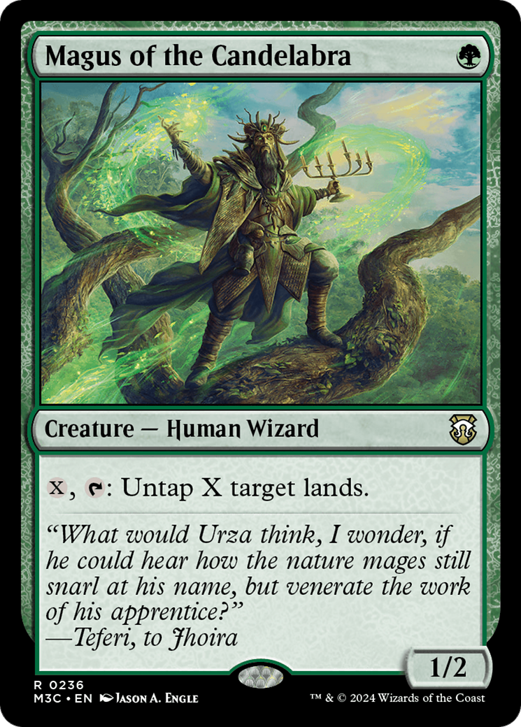 Magus of the Candelabra (Ripple Foil) [Modern Horizons 3 Commander] | Mega City Incorporated