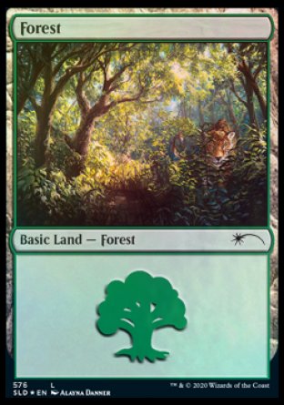 Forest (Cats) (576) [Secret Lair Drop Promos] | Mega City Incorporated