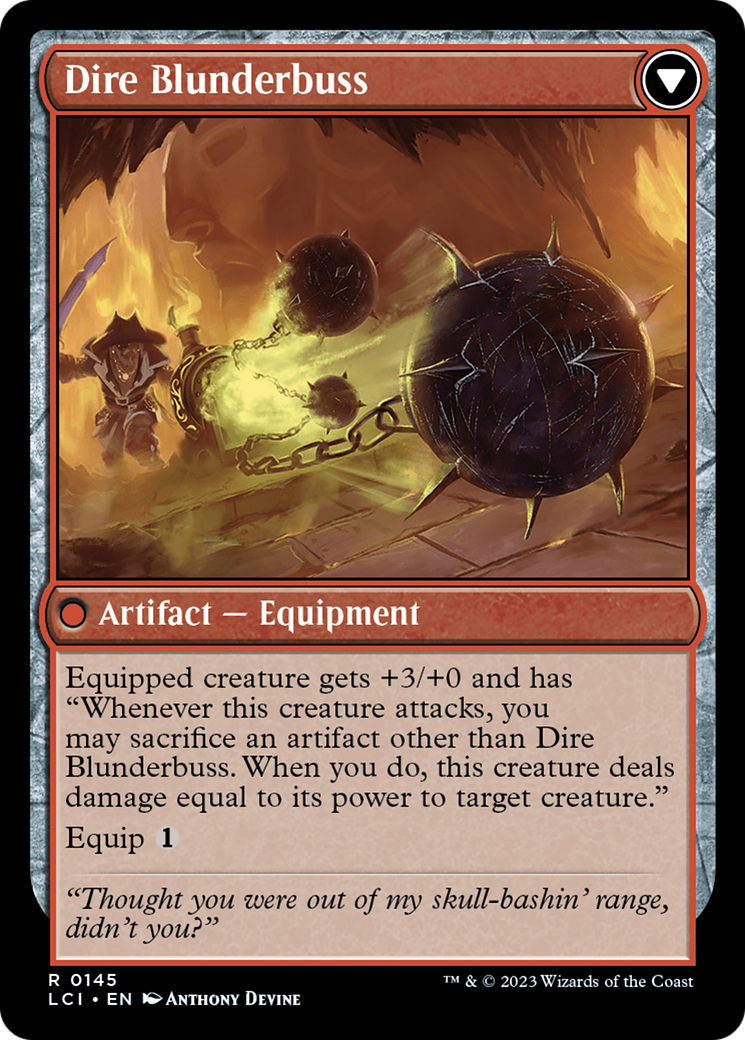 Dire Flail [The Lost Caverns of Ixalan] | Mega City Incorporated