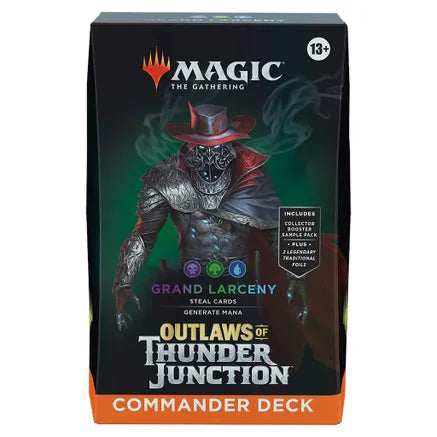 Outlaws of Thunder Junction Grand Larceny Commander Deck | Mega City Incorporated