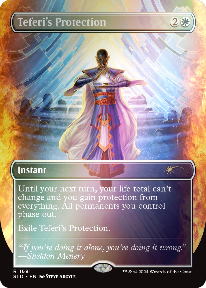 Teferi's Protection (1691) (Rainbow Foil) [Secret Lair Drop Series] | Mega City Incorporated