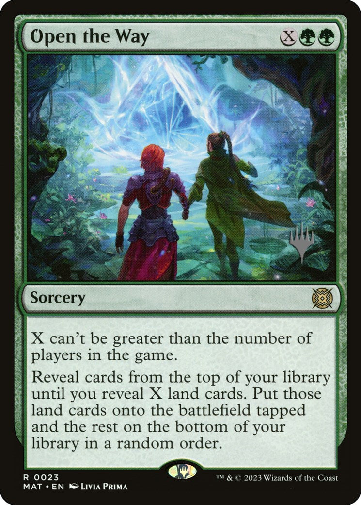 Open the Way (Promo Pack) [March of the Machine Promos] | Mega City Incorporated