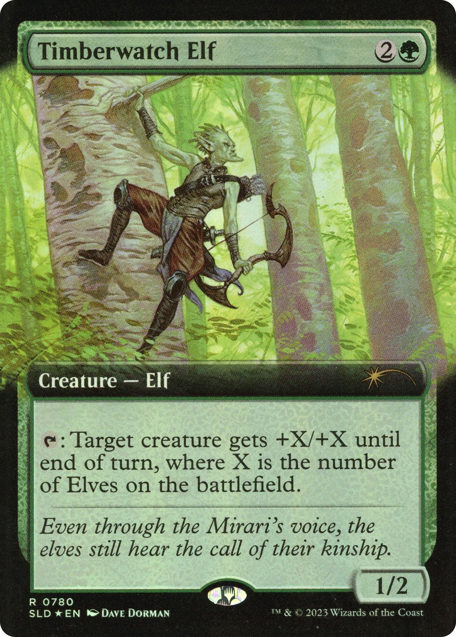 Timberwatch Elf (Extended Art) [Secret Lair Drop Series] | Mega City Incorporated