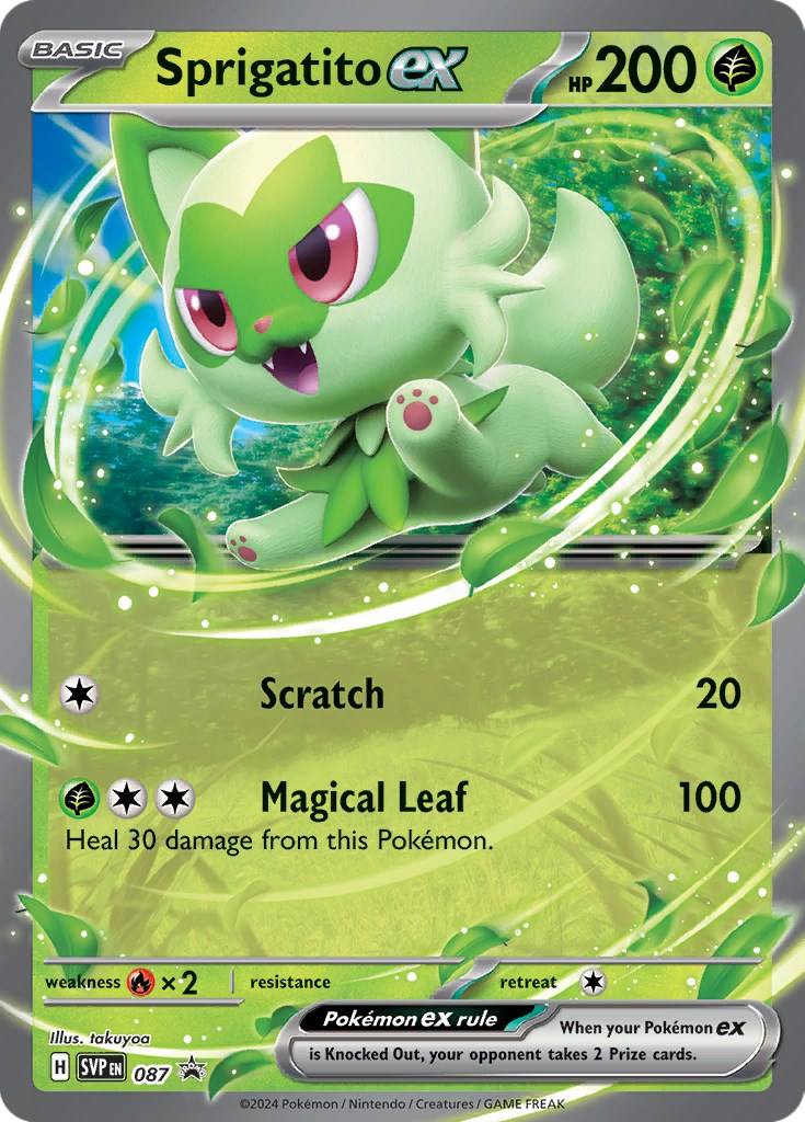 Sprigatito ex (087) [Scarlet & Violet: Black Star Promos] | Mega City Incorporated