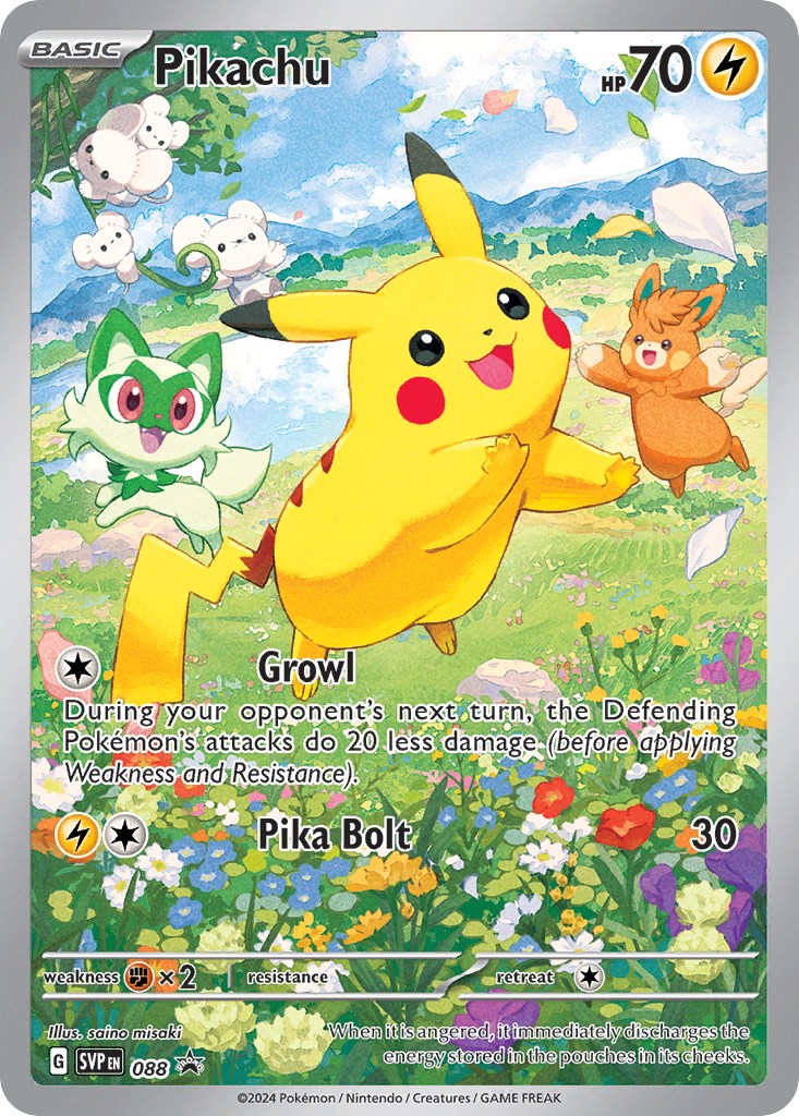 Pikachu (088) [Scarlet & Violet: Black Star Promos] | Mega City Incorporated