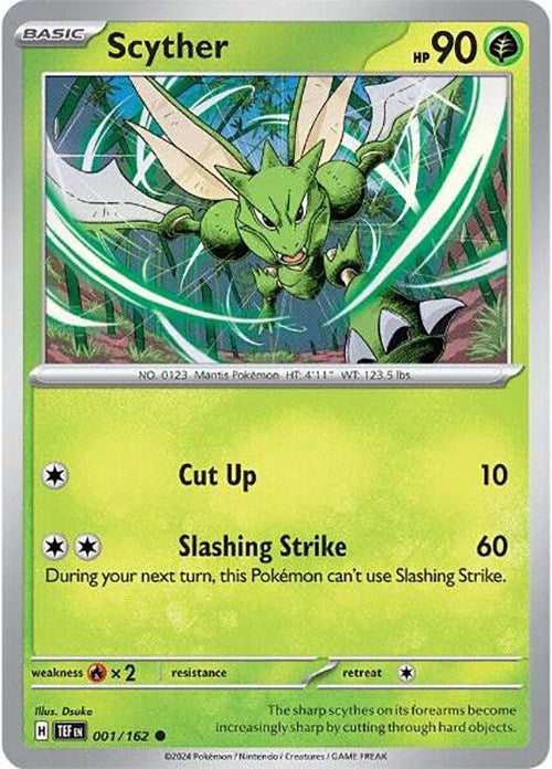 Scyther (001/162) [Scarlet & Violet: Temporal Forces] | Mega City Incorporated