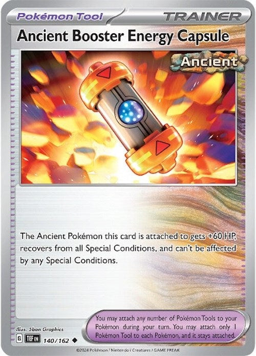 Ancient Booster Energy Capsule (140/162) [Scarlet & Violet: Temporal Forces] | Mega City Incorporated