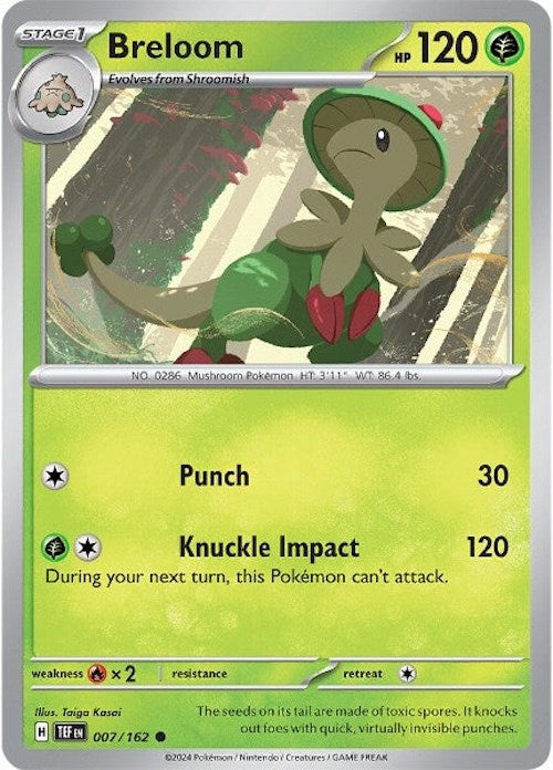 Breloom (007/162) [Scarlet & Violet: Temporal Forces] | Mega City Incorporated