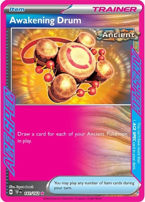 Awakening Drum (141/162) [Scarlet & Violet: Temporal Forces] | Mega City Incorporated