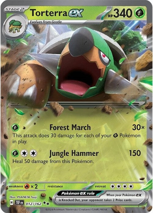 Torterra ex (012/162) [Scarlet & Violet: Temporal Forces] | Mega City Incorporated