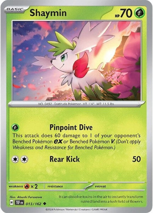 Shaymin (013/162) [Scarlet & Violet: Temporal Forces] | Mega City Incorporated