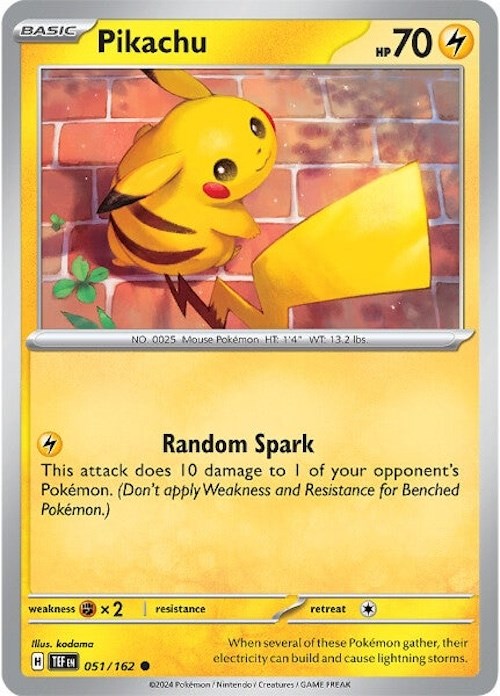 Pikachu (051/162) [Scarlet & Violet: Temporal Forces] | Mega City Incorporated