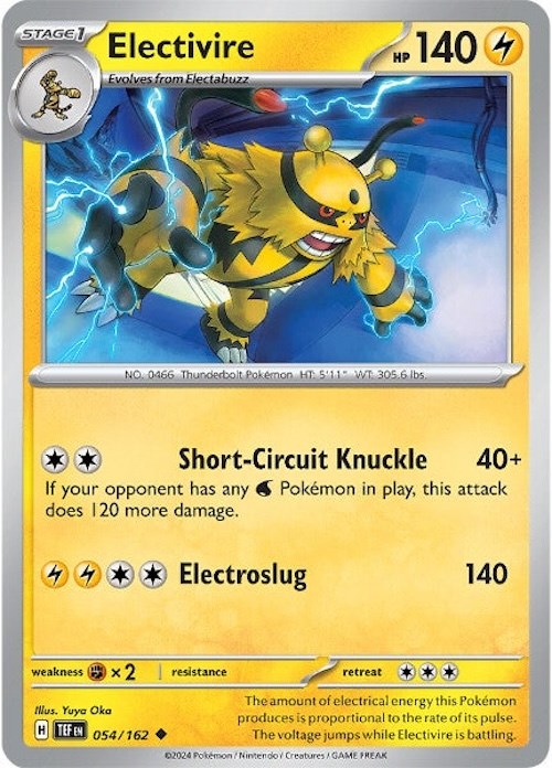 Electivire (054/162) [Scarlet & Violet: Temporal Forces] | Mega City Incorporated