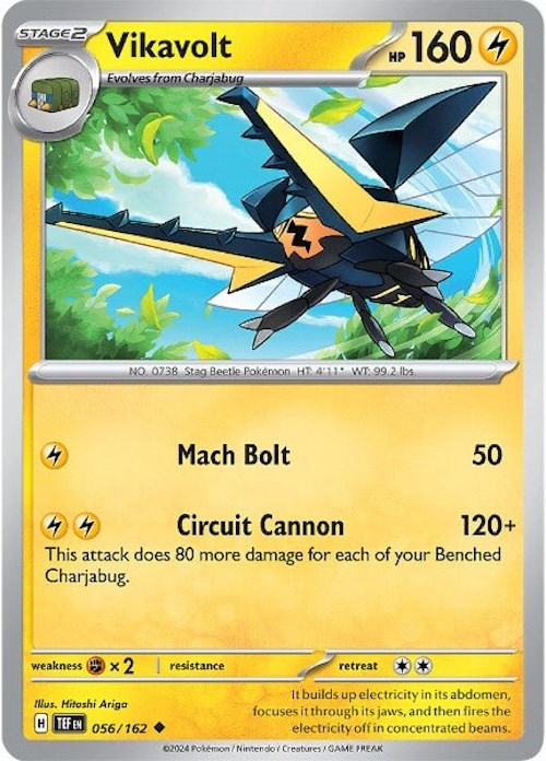 Vikavolt (056/162) [Scarlet & Violet: Temporal Forces] | Mega City Incorporated