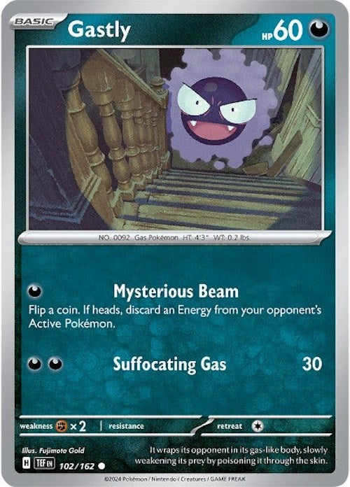 Gastly (102/162) [Scarlet & Violet: Temporal Forces] | Mega City Incorporated