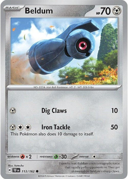 Beldum (113/162) [Scarlet & Violet: Temporal Forces] | Mega City Incorporated