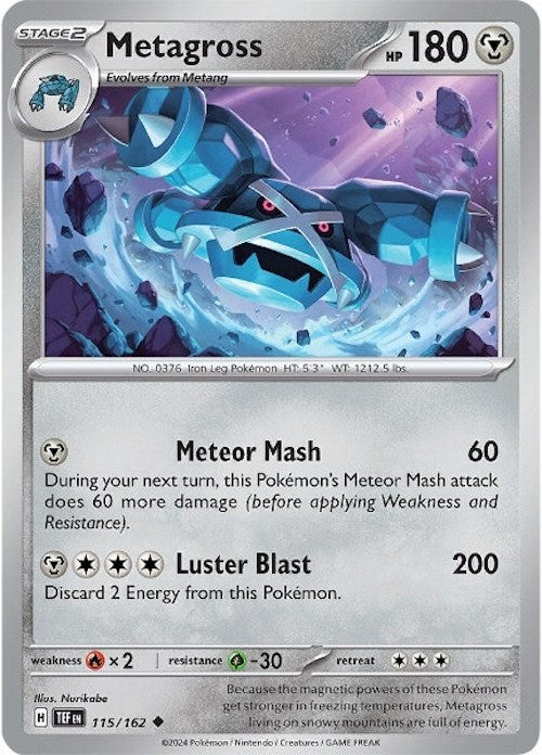 Metagross (115/162) [Scarlet & Violet: Temporal Forces] | Mega City Incorporated