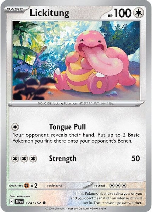 Lickitung (124/162) [Scarlet & Violet: Temporal Forces] | Mega City Incorporated