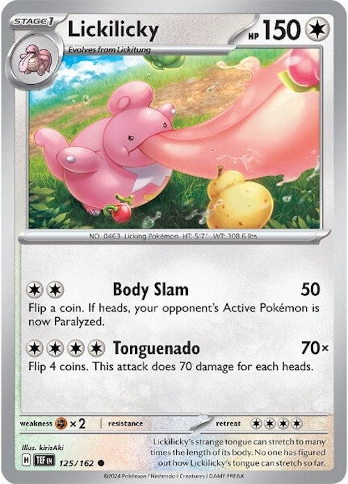Lickilicky (125/162) [Scarlet & Violet: Temporal Forces] | Mega City Incorporated