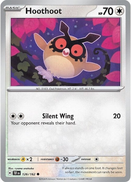 Hoothoot (126/162) [Scarlet & Violet: Temporal Forces] | Mega City Incorporated