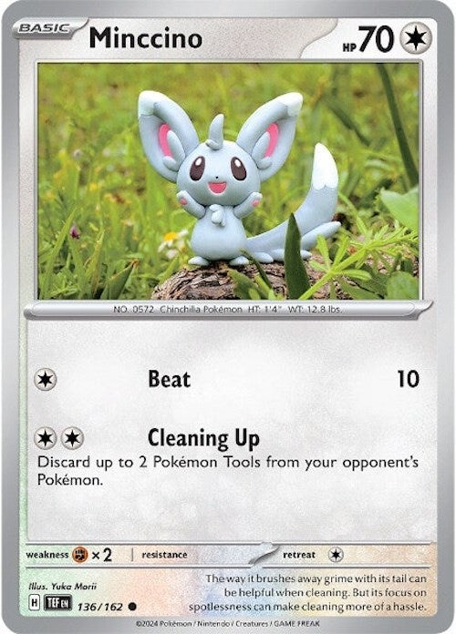 Minccino (136/162) [Scarlet & Violet: Temporal Forces] | Mega City Incorporated