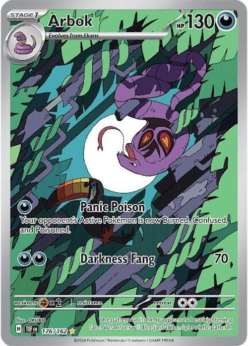 Arbok (176/162) [Scarlet & Violet: Temporal Forces] | Mega City Incorporated