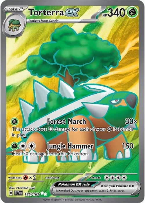 Torterra ex (185/162) [Scarlet & Violet: Temporal Forces] | Mega City Incorporated