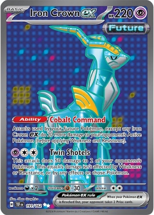 Iron Crown ex (191/162) [Scarlet & Violet: Temporal Forces] | Mega City Incorporated