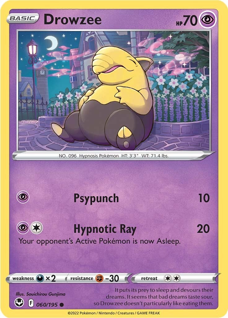 Drowzee (060/195) [Sword & Shield: Silver Tempest] | Mega City Incorporated