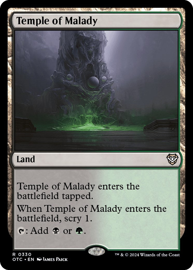 Temple of Malady [Outlaws of Thunder Junction Commander] | Mega City Incorporated